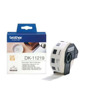 Etykiety Brother DK11219   12 mm 1/2 średnica  - 1200 etykiet nr 2