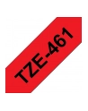 Taśma laminowana do P-touch, Brother TZE-461 36mm czerwona/czarny nadruk - nr 3
