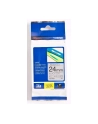 Taśma matowa do P-touch, Brother TZE-M951 24mm srebrna metaliczna/czarny nadruk - nr 13
