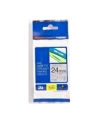 Taśma matowa do P-touch, Brother TZE-M951 24mm srebrna metaliczna/czarny nadruk - nr 27