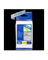 Taśma matowa do P-touch, Brother TZE-M951 24mm srebrna metaliczna/czarny nadruk - nr 2