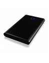 Icy Box obudowa na dysk 2,5'' SATA z 1x USB 3.0, czarna + Futerał - nr 38