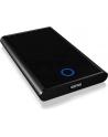 Icy Box obudowa na dysk 2,5'' SATA z 1x USB 3.0, czarna + Futerał - nr 54