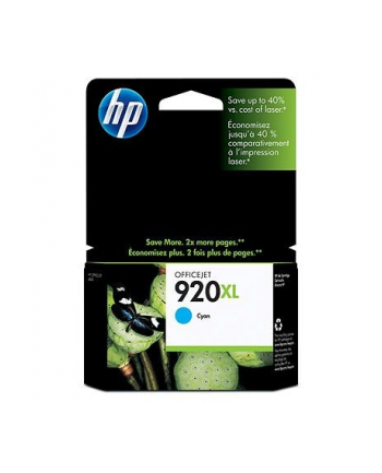 Tusz HP cyjan Nr 920XL do drukarek HP OfficeJet Pro 6500<br>[CD972AE#BGY]