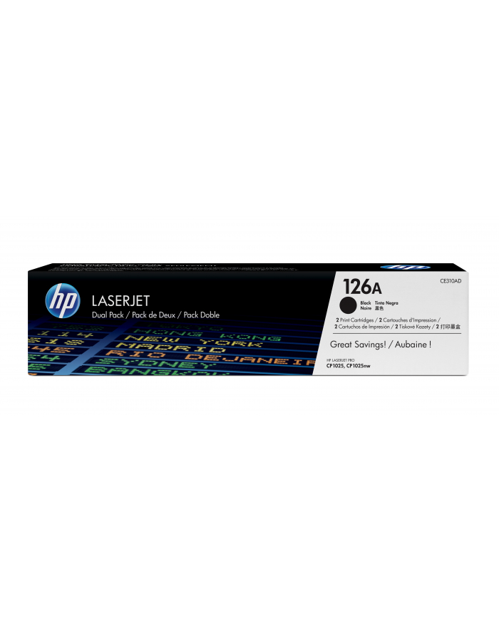 Toner HP czarny do HP CLJ CP1025, CE310A<br>[CE310AD] główny