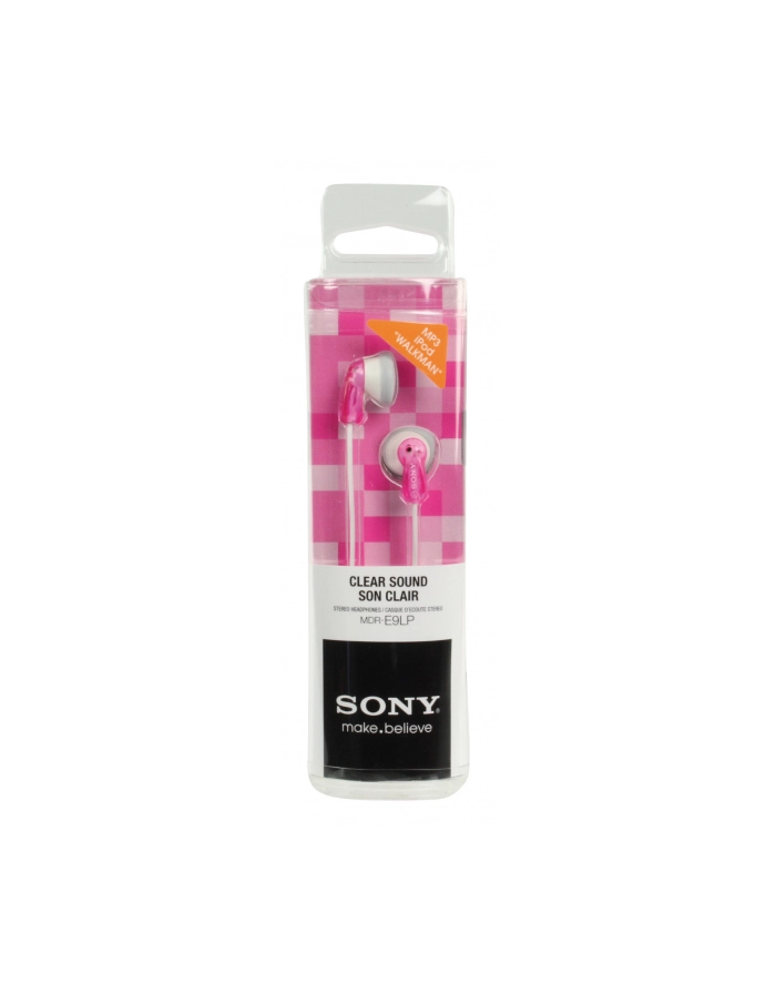 Słuchawki SONY MDR-E9LPP | różowe główny