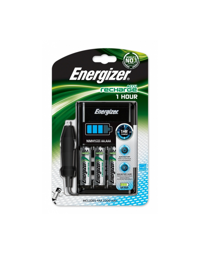 Ładowarka Energizer 1hr+AA HR6/4szt. 2300mAh + Car Adaptor główny