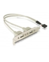 Gniazda USB 2 x 2.0 na śledziu - nr 10