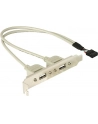 Gniazda USB 2 x 2.0 na śledziu - nr 16