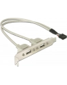 Gniazda USB 2 x 2.0 na śledziu - nr 29