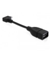 KABEL USB MICRO KĄTOWY 90”->USB AM(F) OTG 11CM DELOCK - nr 15