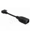 KABEL USB MICRO KĄTOWY 90”->USB AM(F) OTG 11CM DELOCK - nr 5