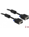 KABEL VGA M/M 2M EKRANOWANY Z FERRYTEM DELOCK - nr 27