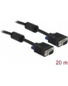 KABEL VGA M/M 20M EKRANOWANY Z FERRYTEM DELOCK - nr 18