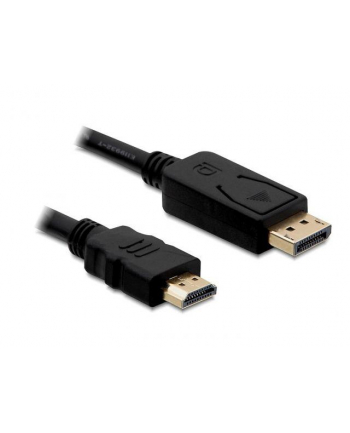 KABEL DISPLAYPORT M->HDMI M 2M GOLD DELOCK