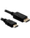 KABEL DISPLAYPORT M->HDMI M 2M GOLD DELOCK - nr 34
