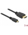 KABEL HDMI-HDMI MICRO 3M V 1.4 (A-D) DELOCK - nr 24