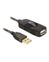 PRZEDŁUŻACZ USB AM-AF 2.0 15M AKTYWNY BLACK DELOCK - nr 28