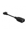 KABEL USB MICRO KĄTOWY 90”->USB AM(F) OTG 11CM DELOCK - nr 13