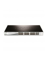 D-LINK DGS-1210-28P, Gigabit Smart Switch with 24 10/100/1000Base-T PoE ports and 4 Gigabit MiniGBIC (SFP) ports, 802.3af, 802.3at (port 1-4), power budget 185 watts, 802.3x Flow Control, 802.3ad Link Aggregation, 802.1Q VLAN, 802.1p Priority Queues, - nr 29