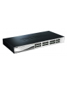 D-LINK DGS-1210-28, Gigabit Smart Switch with 24 10/100/1000Base-T ports and 4 Gigabit MiniGBIC (SFP) ports, 802.3x Flow Control, 802.3ad Link Aggregation, 802.1Q VLAN, 802.1p Priority Queues, Port mirroring, Jumbo Frame support, 802.1D STP, ACL, LLD - nr 10