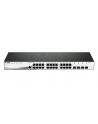 D-LINK DGS-1210-28, Gigabit Smart Switch with 24 10/100/1000Base-T ports and 4 Gigabit MiniGBIC (SFP) ports, 802.3x Flow Control, 802.3ad Link Aggregation, 802.1Q VLAN, 802.1p Priority Queues, Port mirroring, Jumbo Frame support, 802.1D STP, ACL, LLD - nr 13