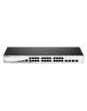 D-LINK DGS-1210-28, Gigabit Smart Switch with 24 10/100/1000Base-T ports and 4 Gigabit MiniGBIC (SFP) ports, 802.3x Flow Control, 802.3ad Link Aggregation, 802.1Q VLAN, 802.1p Priority Queues, Port mirroring, Jumbo Frame support, 802.1D STP, ACL, LLD - nr 23