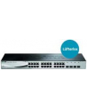 D-LINK DGS-1210-28, Gigabit Smart Switch with 24 10/100/1000Base-T ports and 4 Gigabit MiniGBIC (SFP) ports, 802.3x Flow Control, 802.3ad Link Aggregation, 802.1Q VLAN, 802.1p Priority Queues, Port mirroring, Jumbo Frame support, 802.1D STP, ACL, LLD - nr 46