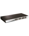 D-LINK DGS-1210-28, Gigabit Smart Switch with 24 10/100/1000Base-T ports and 4 Gigabit MiniGBIC (SFP) ports, 802.3x Flow Control, 802.3ad Link Aggregation, 802.1Q VLAN, 802.1p Priority Queues, Port mirroring, Jumbo Frame support, 802.1D STP, ACL, LLD - nr 2