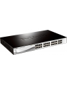D-LINK DGS-1210-28, Gigabit Smart Switch with 24 10/100/1000Base-T ports and 4 Gigabit MiniGBIC (SFP) ports, 802.3x Flow Control, 802.3ad Link Aggregation, 802.1Q VLAN, 802.1p Priority Queues, Port mirroring, Jumbo Frame support, 802.1D STP, ACL, LLD - nr 63