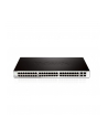 D-LINK DGS-1210-52, Gigabit Smart Switch with 48 10/100/1000Base-T ports and 4 Gigabit MiniGBIC (SFP) ports, 802.3x Flow Control, 802.3ad Link Aggregation, 802.1Q VLAN, 802.1p Priority Queues, Port mirroring, Jumbo Frame support, 802.1D STP, ACL, LLD - nr 31