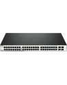 D-LINK DGS-1210-52, Gigabit Smart Switch with 48 10/100/1000Base-T ports and 4 Gigabit MiniGBIC (SFP) ports, 802.3x Flow Control, 802.3ad Link Aggregation, 802.1Q VLAN, 802.1p Priority Queues, Port mirroring, Jumbo Frame support, 802.1D STP, ACL, LLD - nr 53