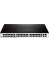 D-LINK DGS-1210-52, Gigabit Smart Switch with 48 10/100/1000Base-T ports and 4 Gigabit MiniGBIC (SFP) ports, 802.3x Flow Control, 802.3ad Link Aggregation, 802.1Q VLAN, 802.1p Priority Queues, Port mirroring, Jumbo Frame support, 802.1D STP, ACL, LLD - nr 54