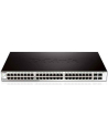 D-LINK DGS-1210-52, Gigabit Smart Switch with 48 10/100/1000Base-T ports and 4 Gigabit MiniGBIC (SFP) ports, 802.3x Flow Control, 802.3ad Link Aggregation, 802.1Q VLAN, 802.1p Priority Queues, Port mirroring, Jumbo Frame support, 802.1D STP, ACL, LLD - nr 56