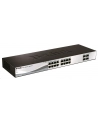 D-LINK DGS-1210-20, Gigabit Smart Switch with 16 10/100/1000Base-T ports and 4 Gigabit MiniGBIC (SFP) ports, 802.3x Flow Control, 802.3ad Link Aggregation, 802.1Q VLAN, 802.1p Priority Queues, Port mirroring,, Jumbo Frame support, 802.1D STP, ACL, LL - nr 26