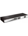 D-LINK DGS-1210-20, Gigabit Smart Switch with 16 10/100/1000Base-T ports and 4 Gigabit MiniGBIC (SFP) ports, 802.3x Flow Control, 802.3ad Link Aggregation, 802.1Q VLAN, 802.1p Priority Queues, Port mirroring,, Jumbo Frame support, 802.1D STP, ACL, LL - nr 59