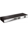 D-LINK DGS-1210-20, Gigabit Smart Switch with 16 10/100/1000Base-T ports and 4 Gigabit MiniGBIC (SFP) ports, 802.3x Flow Control, 802.3ad Link Aggregation, 802.1Q VLAN, 802.1p Priority Queues, Port mirroring,, Jumbo Frame support, 802.1D STP, ACL, LL - nr 61