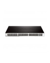 D-LINK DGS-1210-52, Gigabit Smart Switch with 48 10/100/1000Base-T ports and 4 Gigabit MiniGBIC (SFP) ports, 802.3x Flow Control, 802.3ad Link Aggregation, 802.1Q VLAN, 802.1p Priority Queues, Port mirroring, Jumbo Frame support, 802.1D STP, ACL, LLD - nr 15