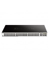 D-LINK DGS-1210-52, Gigabit Smart Switch with 48 10/100/1000Base-T ports and 4 Gigabit MiniGBIC (SFP) ports, 802.3x Flow Control, 802.3ad Link Aggregation, 802.1Q VLAN, 802.1p Priority Queues, Port mirroring, Jumbo Frame support, 802.1D STP, ACL, LLD - nr 31