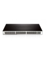 D-LINK DGS-1210-52, Gigabit Smart Switch with 48 10/100/1000Base-T ports and 4 Gigabit MiniGBIC (SFP) ports, 802.3x Flow Control, 802.3ad Link Aggregation, 802.1Q VLAN, 802.1p Priority Queues, Port mirroring, Jumbo Frame support, 802.1D STP, ACL, LLD - nr 42