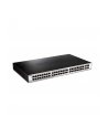 D-LINK DGS-1210-52, Gigabit Smart Switch with 48 10/100/1000Base-T ports and 4 Gigabit MiniGBIC (SFP) ports, 802.3x Flow Control, 802.3ad Link Aggregation, 802.1Q VLAN, 802.1p Priority Queues, Port mirroring, Jumbo Frame support, 802.1D STP, ACL, LLD - nr 48