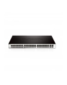 D-LINK DGS-1210-52, Gigabit Smart Switch with 48 10/100/1000Base-T ports and 4 Gigabit MiniGBIC (SFP) ports, 802.3x Flow Control, 802.3ad Link Aggregation, 802.1Q VLAN, 802.1p Priority Queues, Port mirroring, Jumbo Frame support, 802.1D STP, ACL, LLD - nr 49