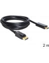 KABEL DISPLAYPORT M->HDMI M 2M GOLD DELOCK - nr 11