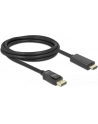KABEL DISPLAYPORT M->HDMI M 2M GOLD DELOCK - nr 30