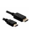 KABEL DISPLAYPORT M->HDMI M 2M GOLD DELOCK - nr 4