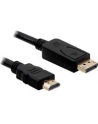 KABEL DISPLAYPORT M->HDMI M 2M GOLD DELOCK - nr 5