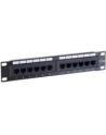 PATCH PANEL 10'' 12 PORT 1U KAT.5E CZARNY EQUIP - nr 14