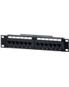 PATCH PANEL 10'' 12 PORT 1U KAT.5E CZARNY EQUIP - nr 17