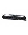 PATCH PANEL 10'' 12 PORT 1U KAT.5E CZARNY EQUIP - nr 2