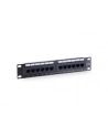 PATCH PANEL 10'' 12 PORT 1U KAT.5E CZARNY EQUIP - nr 6